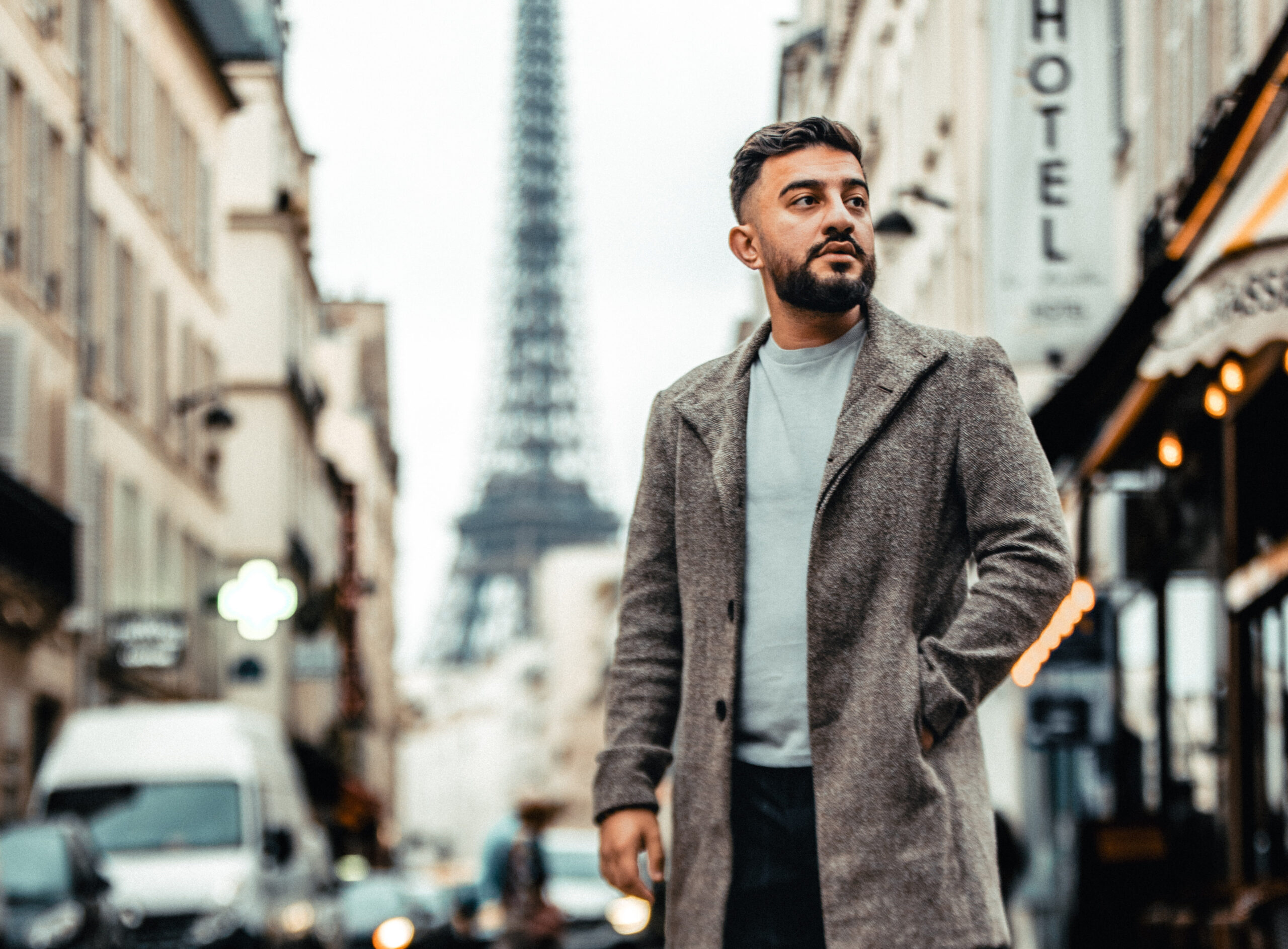 Ali M Saleh traveling in Paris