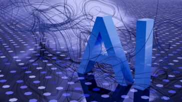 AI technology and search visibility concept