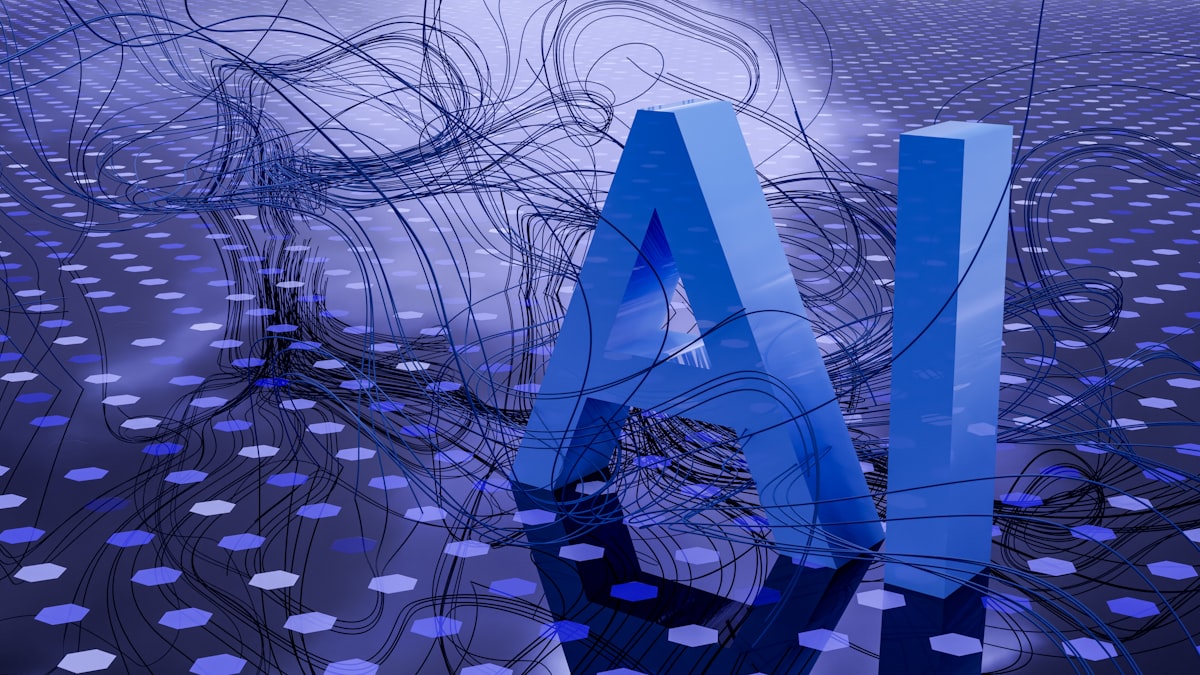 AI technology and search visibility concept